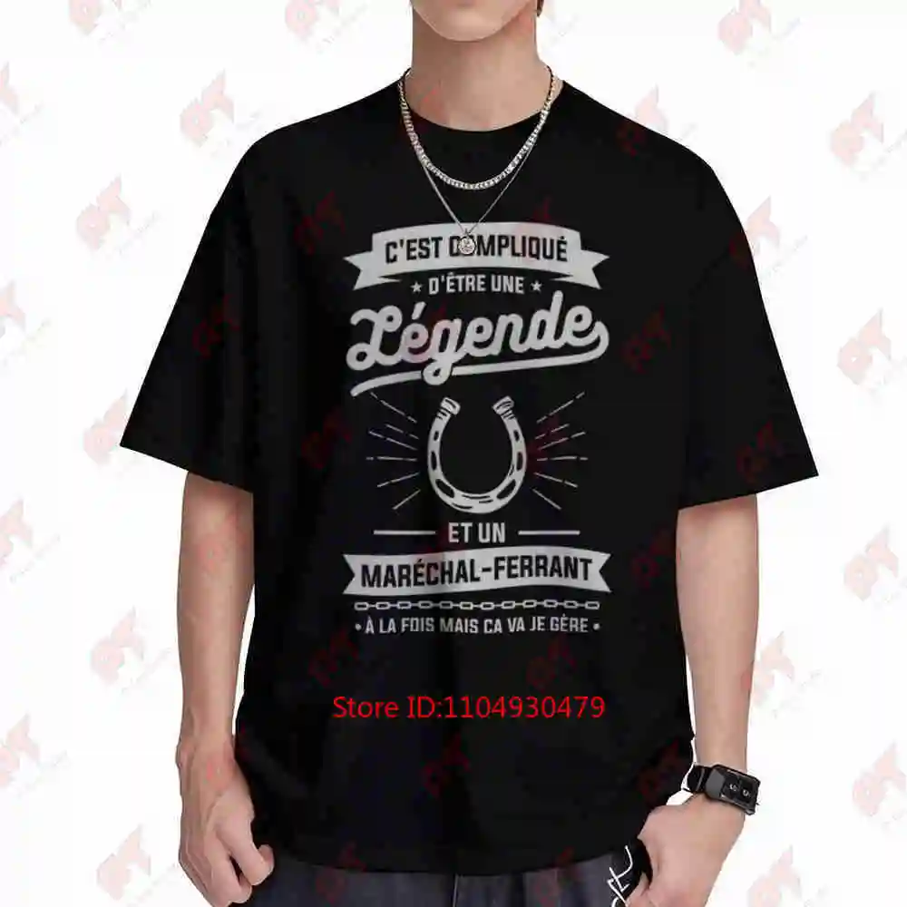 Complicated Legend Farrier Short Sleeve Tee 100% Cotton T-Shirt