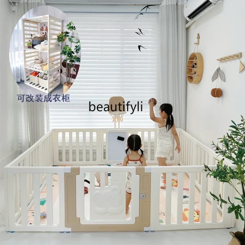 SS New styleGame fence, protective fence, baby baby, children's ground 6 fences, indoor household 1 small apartment crawling mat