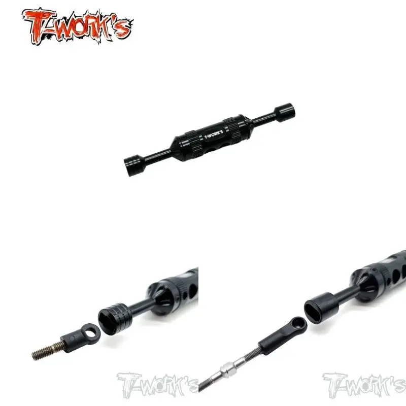 

Original T works TT-099-MTC2 Hard Coated 2-Way Turnbuckle Ball-end Mounting Tool ( For Mugen MTC2 ) Rc Tool