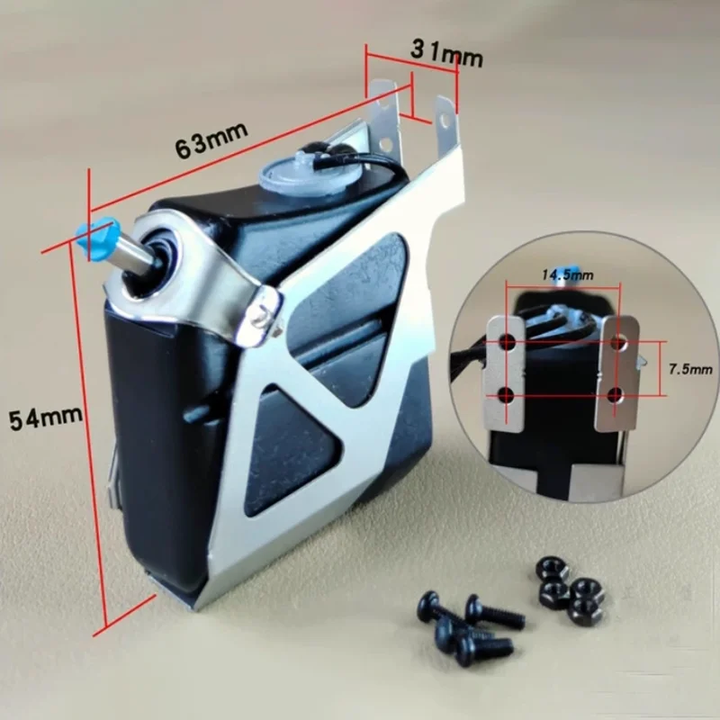 Metal Simulation Urea Tank Decorate 1/14 RC Truck for SCANIA Tamiya 770S R620 for VOLVO ACTROS AROCS Model Car DIY Parts