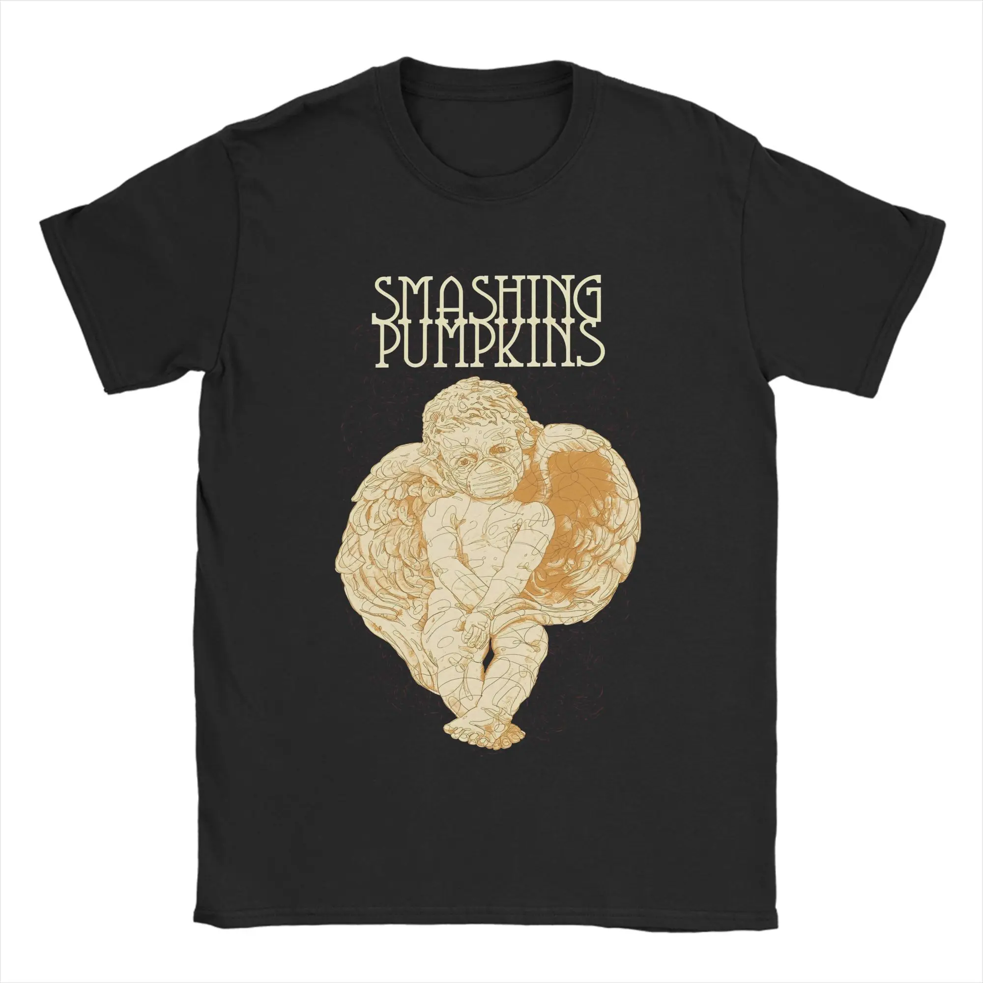 

Smashing Pumpkins Rock Band New Arrival T Shirt for Men Women Pure Cotton Tee Shirt Clothing