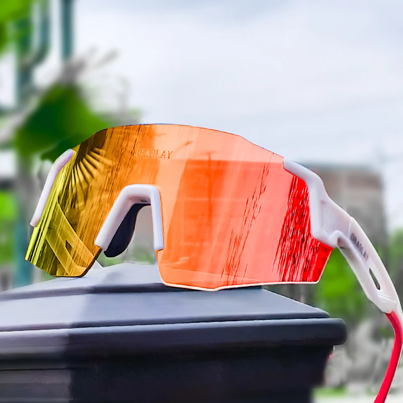 2025 نظارات شمسية رياضية للرجال خفيفة للغاية للدراجات الجبلية نظارات ركوب الدراجات الجبلية للنساء UV400 نظارات ركوب الدراجات الهوائية الضوئية