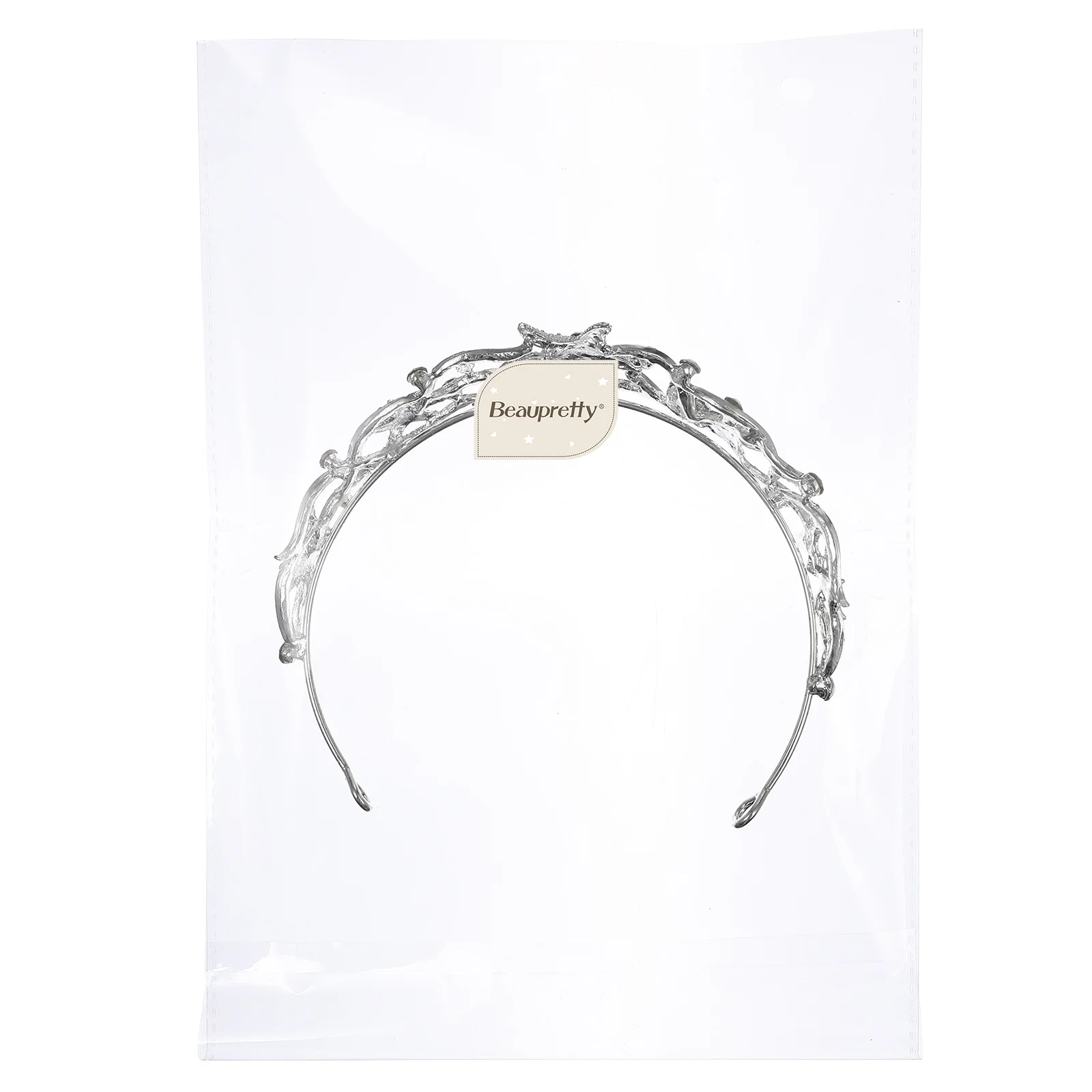 

Stars Crown Rhinestones Decorative Star Tiara Hair Hoop Bridal Headpiece For Wedding Bridesmaid Hair Accessory