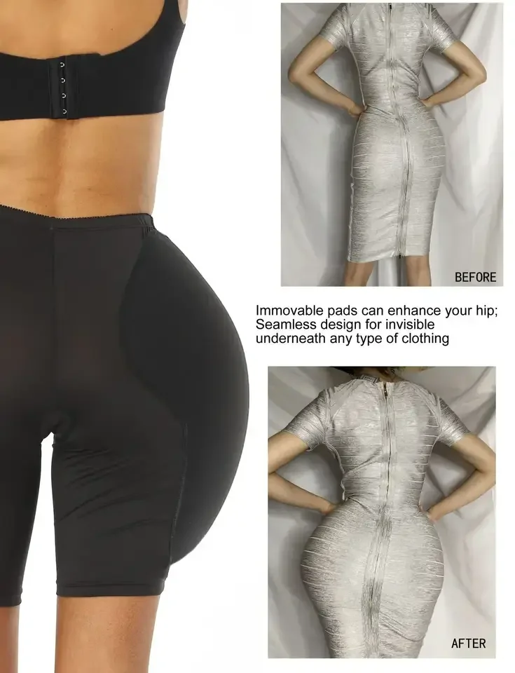 

Underwear Women Fake Asses Tummy Control Butt Lifte Breathable Hip Pads Panties Buttocks Enhancer Body Shapewear