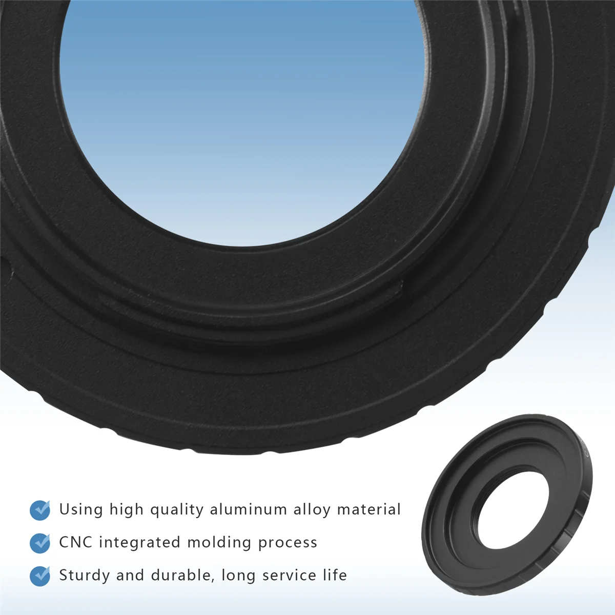 A26p preto 16mm c-mount cine lente de filme para nikon 1 montagem j1 v1 j2 v2 j3 v3 j4 anel adaptador de lente de câmera C-N1 C-Nikon 1