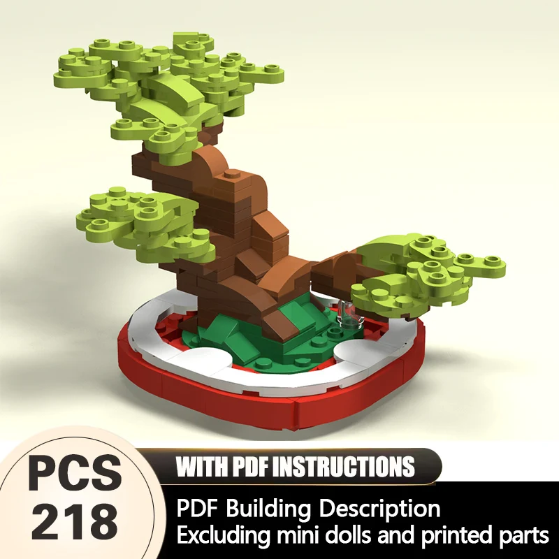 

Creators Plant Series Model MOC Building Bricks Small Bonsai Tree Modular Technology Gifts Holiday Assemble Children Toys Suit