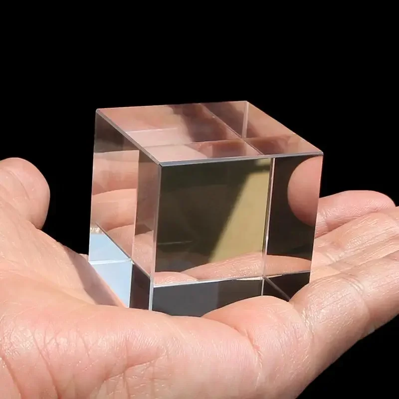Transparency K9 Crystal Glass Cube Artificial Rectangular Blank Crystal Cube for Laser Engraving Can Be Engraved With Patterns