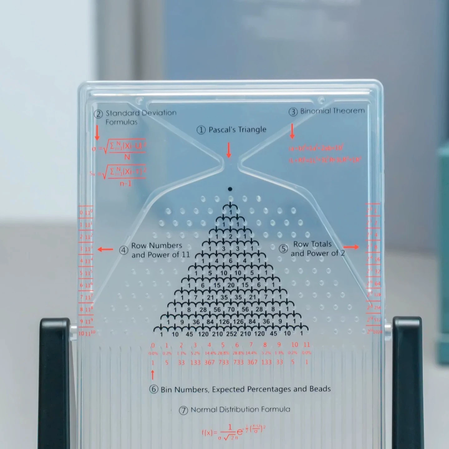 Normal Distribution Probability Demonstrator Math Teaching Aid Desktop Statistics Model Ornament Toy