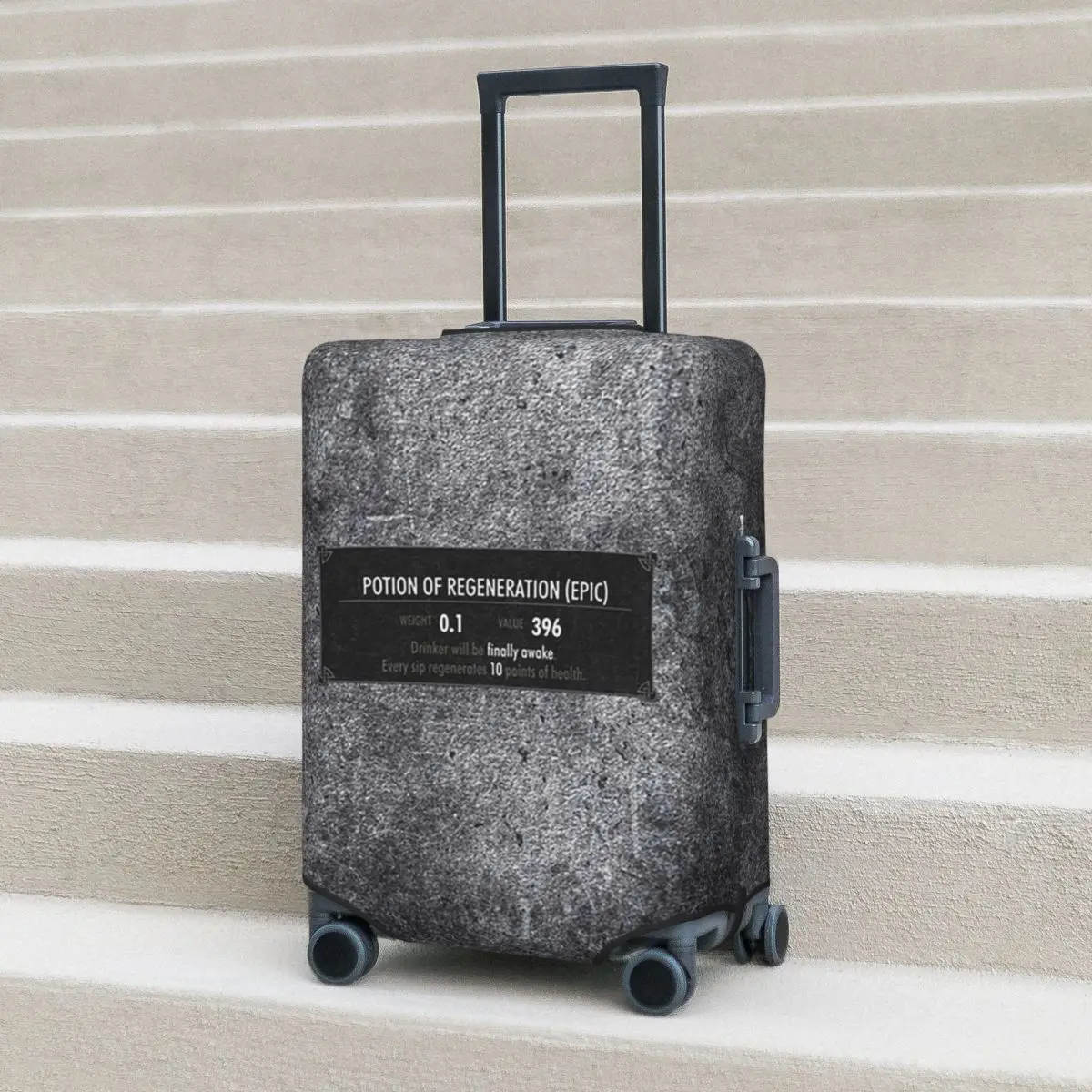 SKYRIM - Elder Scrolls - 드래곤본 여행가방 커버 보호용 탄성 여행용 수하물 보호 커버(18-32인치)