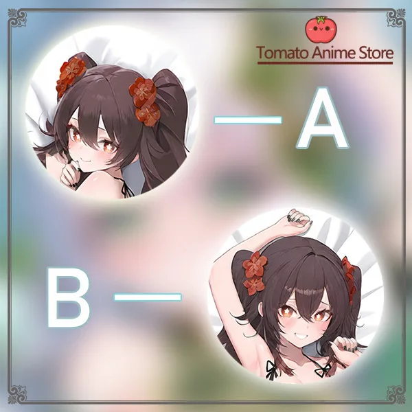 

Anime Game Genshin Impact hutao Dakimakura Hing Body PillowCase Cushion Otaku Bed Linings Xmas