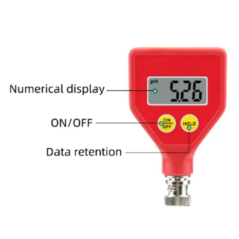 A60F-PH-98106 Meter Digital Acidity Meter For Plants Flowers Vegetable Acidity Moisture
