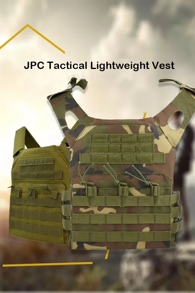 

Hunting Tactical Body Armor JPC Molle Plate Carrier Vest Multifunctional Outdoor Undershirt Field Vest Plate Carrier Vest