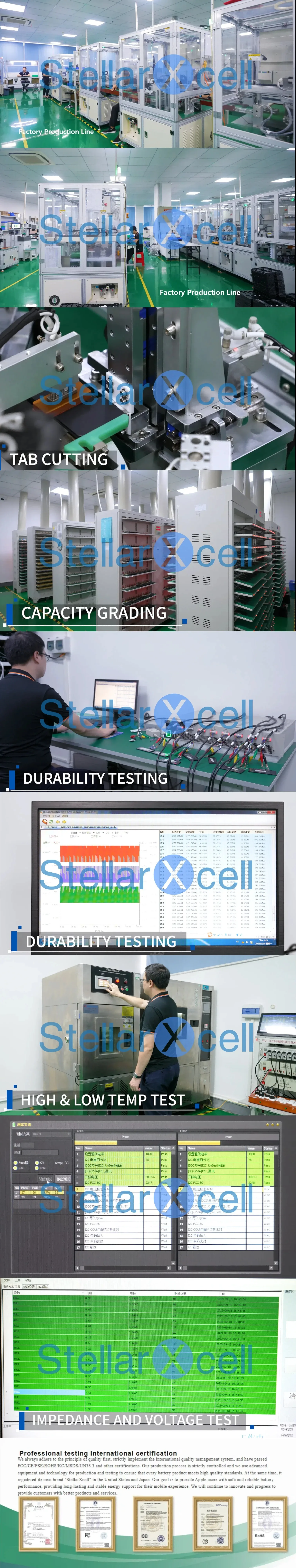 StellarXcell Diagnose-Batterie zeigt Original-Batterie an, keine Pop-up-Meldung für iPhone 15 Pro Max 15Plus 15Pro IP15 Batterieaustausch – Detail 7
