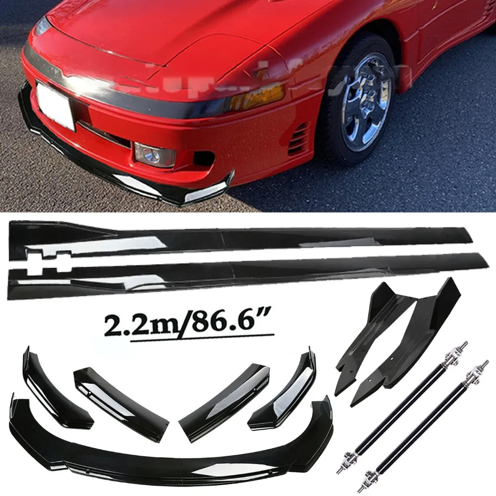 

For Mitsubishi 3000GT Front Bumper Lip Splitter Spoiler Side Skirts Strut Rods United States