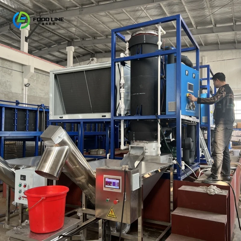 Industrial Ice Tube Maker Machine for Drinking Shop Bar Hotel Commercial Tube Ice Machine Custom
