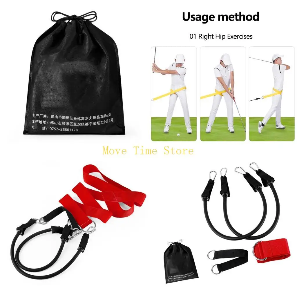 

92ME Rotational Power Training Band Golf Tennis Trainer Spirals Band Gof Swing Rope