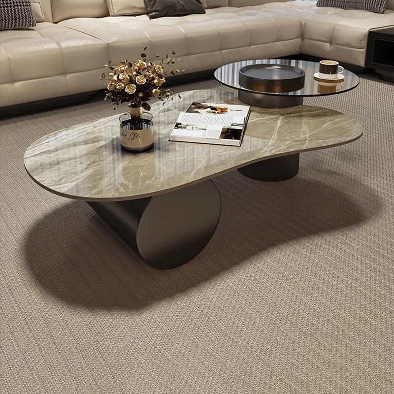 

m Italian Minimalist Coffee Table Space Saving Standing Designer Modern Aesthetic Side Table Nordic Home Furniture m