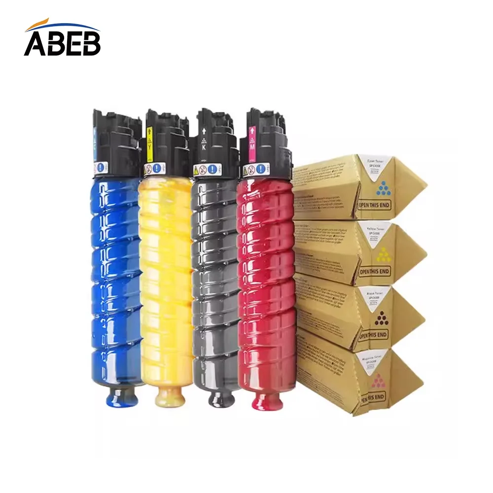 

1PCS Ricoh SPC430DN Toner Cartridge For Aficio SPC430dn/431dn/435/440dn High Compatible Copier Color Toner BK 350g CMY 300g