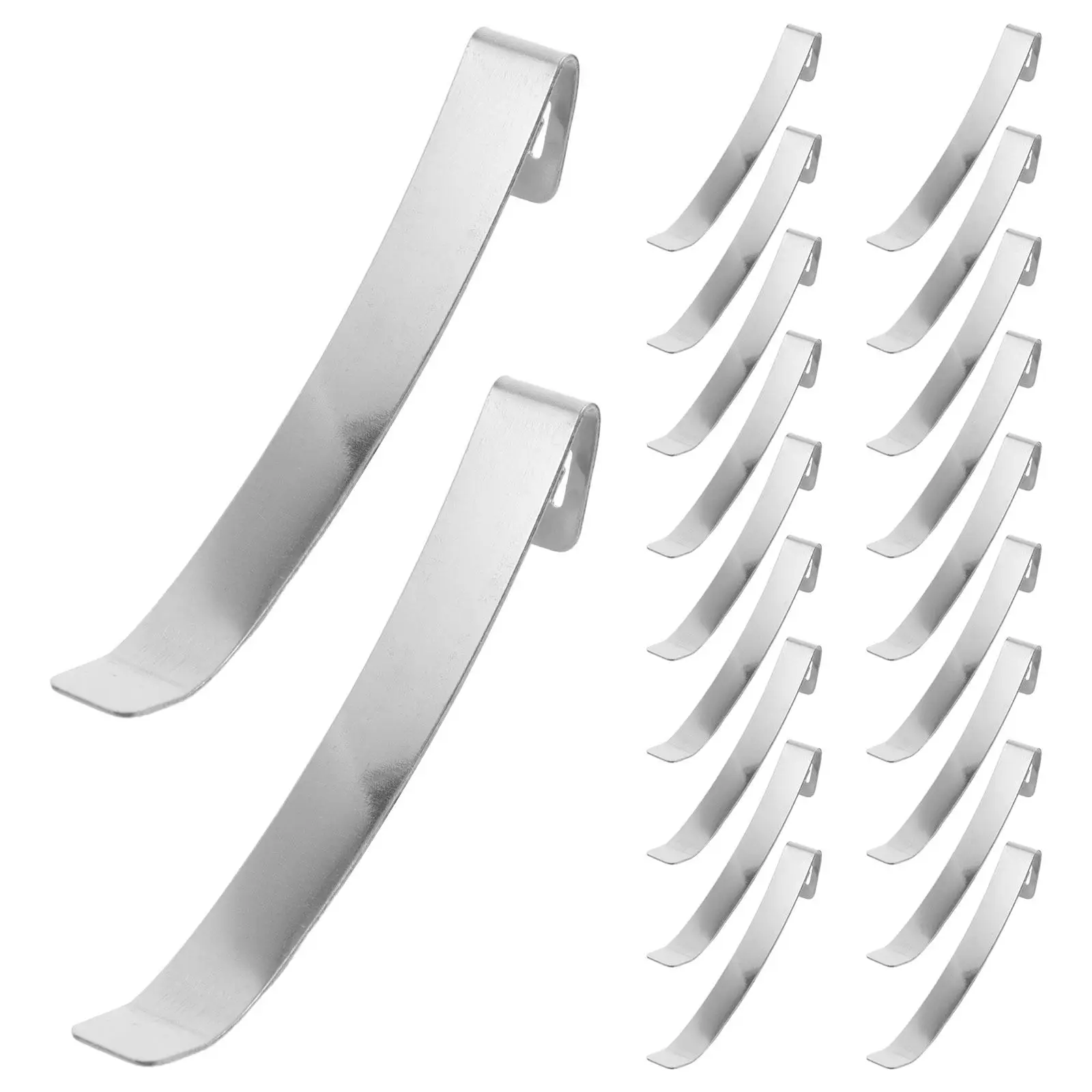 20Pcs Stainless Steel Spring Clip Cup Holder Replacement Retainer Spring Dispenser Parts Water Cooler Wall Mount Coffee Paper