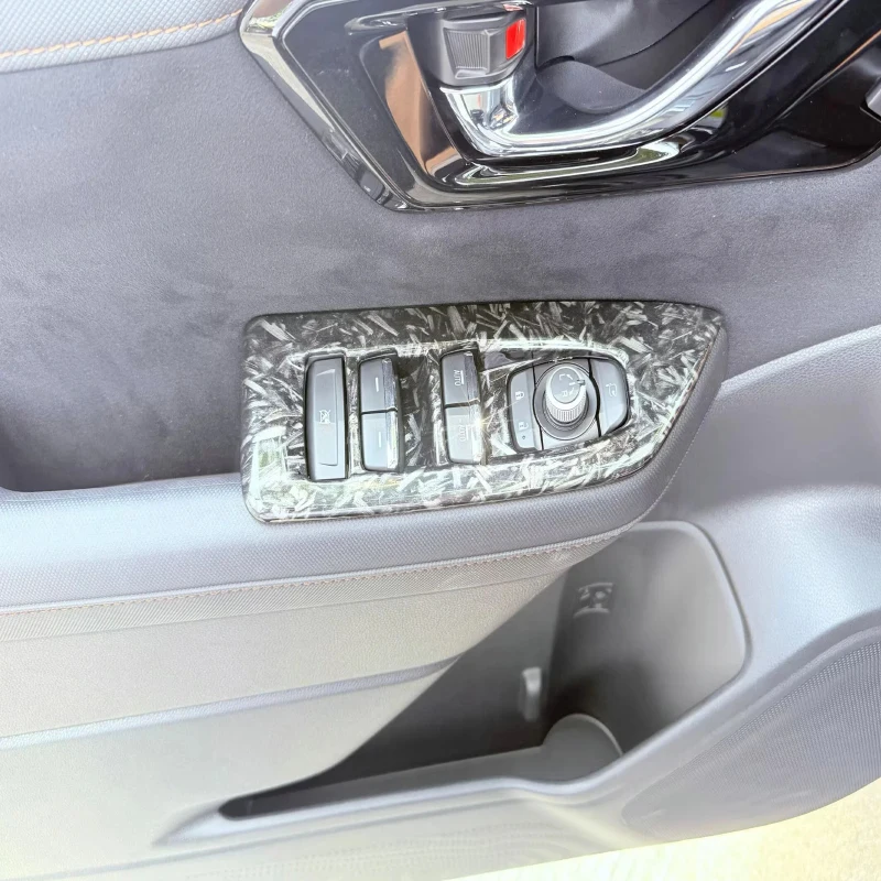 

LHD RHD для Subaru Forester 2025 2026, дверной подлокотник, оконное стекло, кнопка подъема, панель, накладка на подлокотник, аксессуары для интерьера