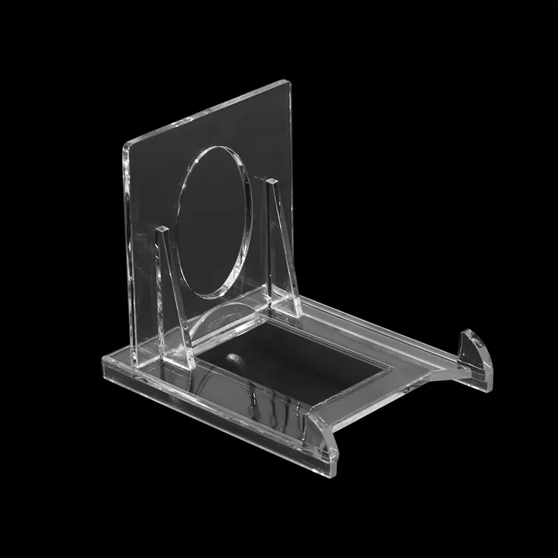 Tempat Kartu Magnetik untuk Kartu Permainan Pelindung Casing Keras Akrilik Transparan untuk Kartu Permainan Bisbol Olahraga
