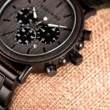 Wooden Men's Luxury Chronograph Watch #3