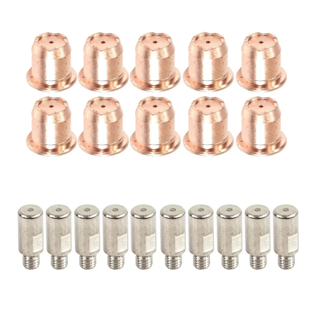

20pcs Plasma Electrode PR0105 Tip PR0102-10 For Trafi Met S45 25 Plasma Cutting Torch High Quality Welding Consumables