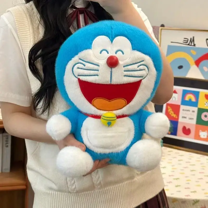 

Мягкие игрушки Дораэмон в классическом стиле, милые аниме-персонажи, плюшевые куклы, подарки на праздники и фестивали, мягкие игрушки в виде мультяшных животных