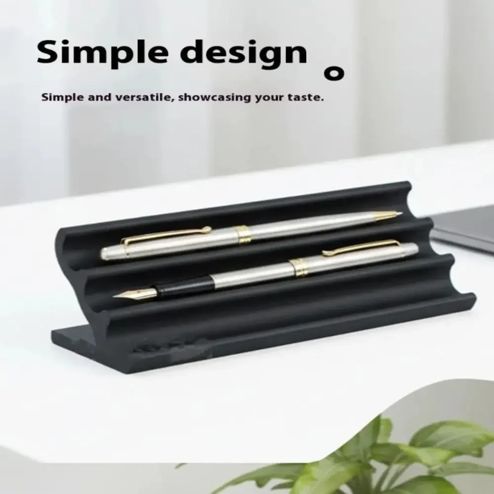 Simple Modern Office Pen Stand Minimalist Anti-slip Desktop Organizer Universal Anti-lost Stationery Organizer Desktop