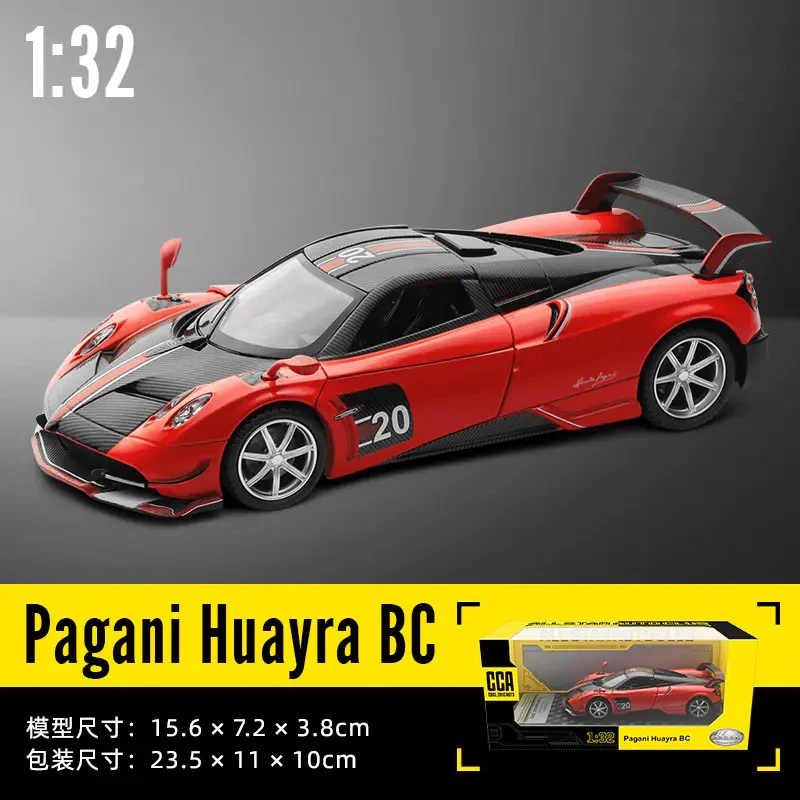 Cca 1:32 pagani huayra bc Simulation Legierung Druckguss Modell Display unten Auto Modell Sitz Set Sammlung Geschenk