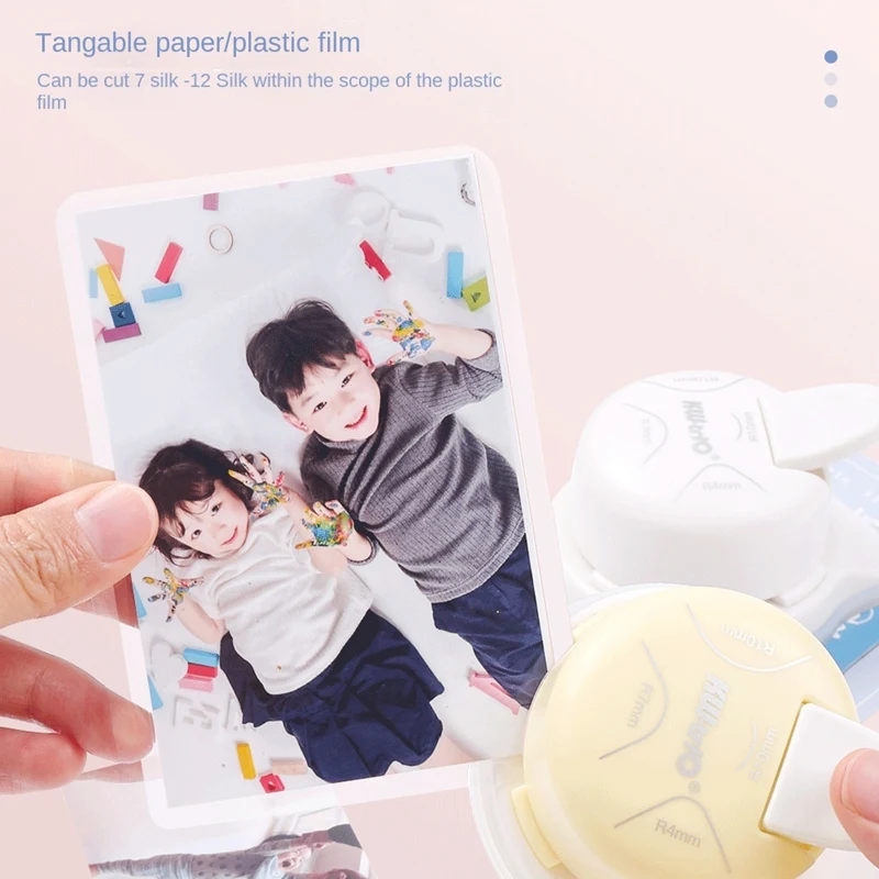 KW-TRIO 카드 제작, 라미네이트, 카드스톡용 4 웨이 코너 라운더 펀치, 4mm, 7mm, 10mm, 4 인 1 코너 커터