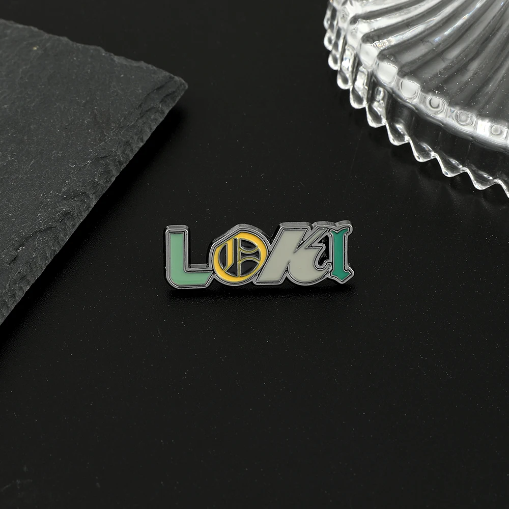 Creative Cartoon Loki Enamel Marvel Hard Enamel Pin Badge Brooch DIY Backpack Collar Lapel Pin Party Gift