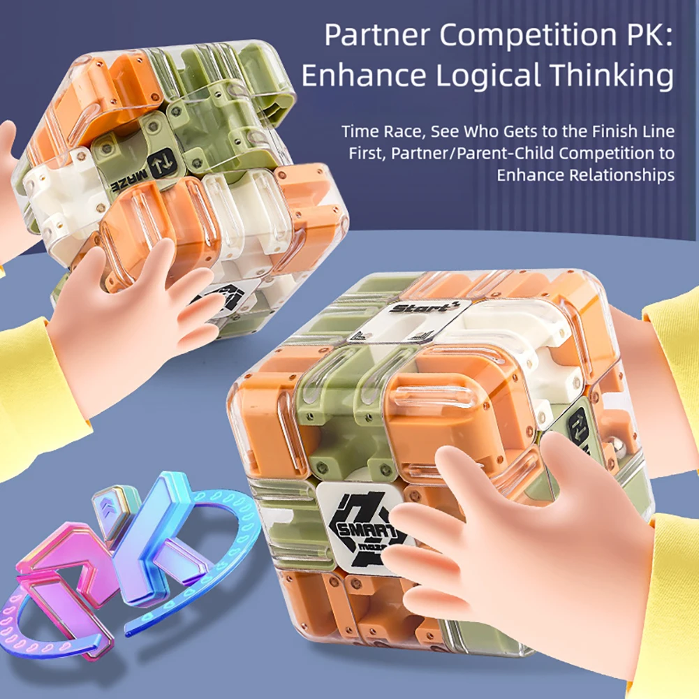 

Большой лабиринт 3D пазлы кубики лабиринта 3D кубики лабиринта головоломка с катящимся шаром праздничный подарок на день рождения