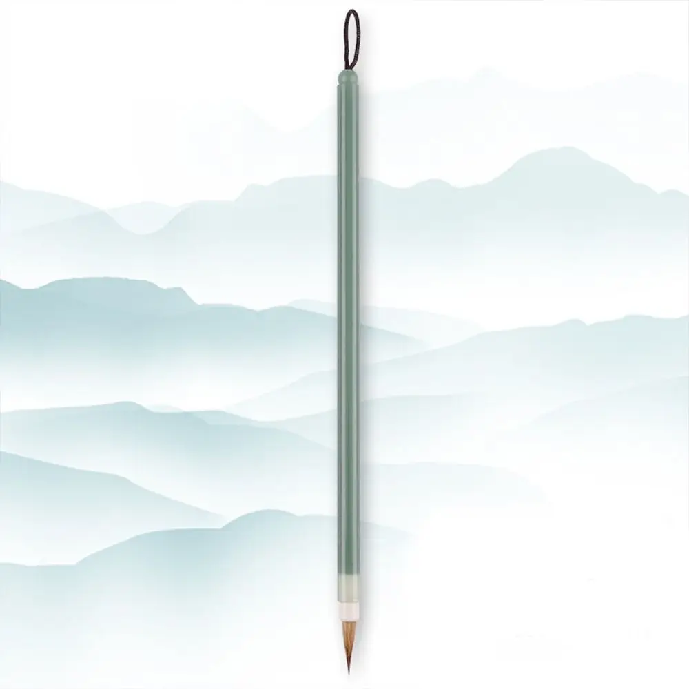 Chinese Brushes Hook Line Fine Paint Brush Crisperding Wolf Hair Chinese Calligraphy Brush Slender Gold Arcylic