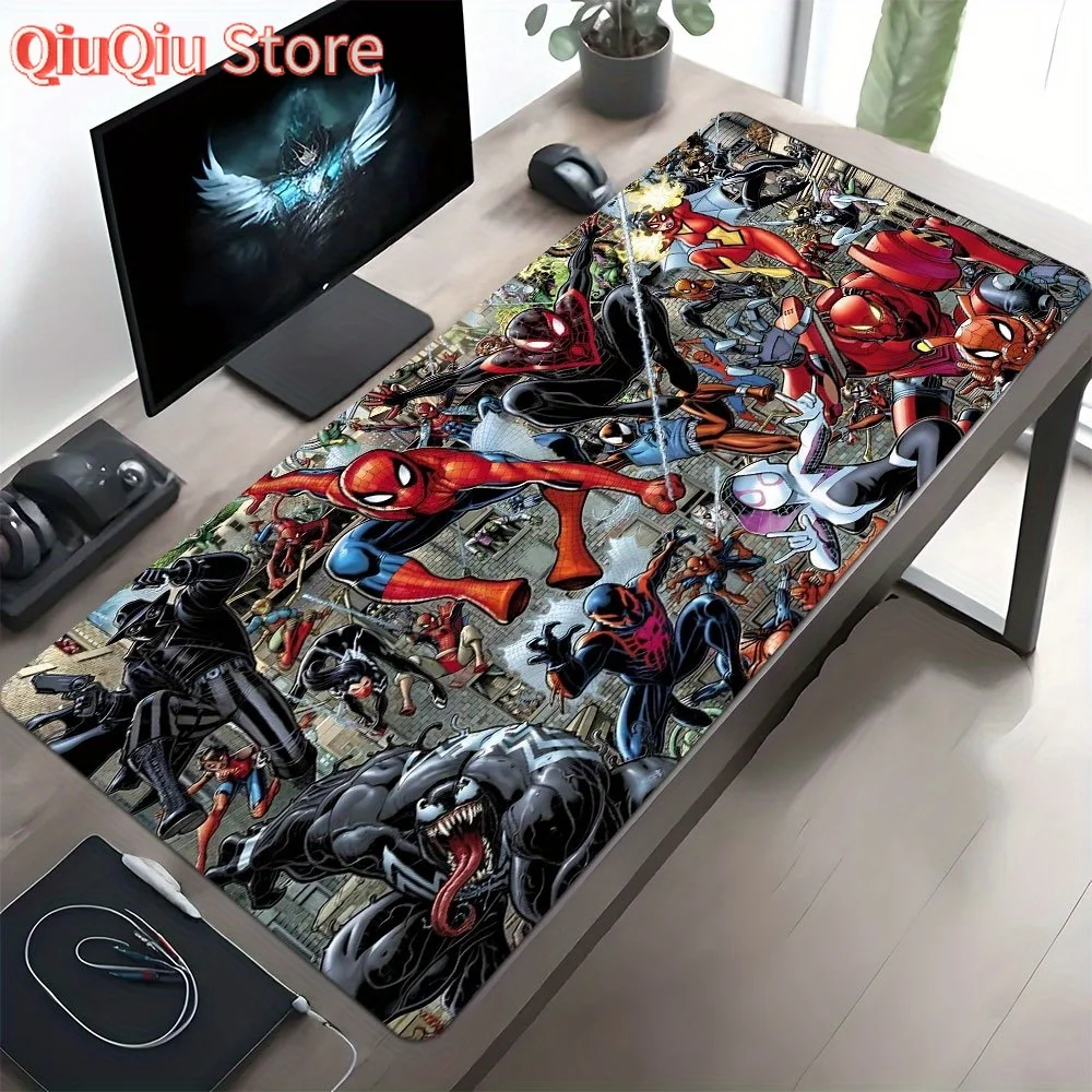 

[Акторизованные] 1 шт. коврики для мыши Marvel Spider Man, большие многофункциональные настольные коврики, коврики для письма для студентов, коврики для стойки, праздник