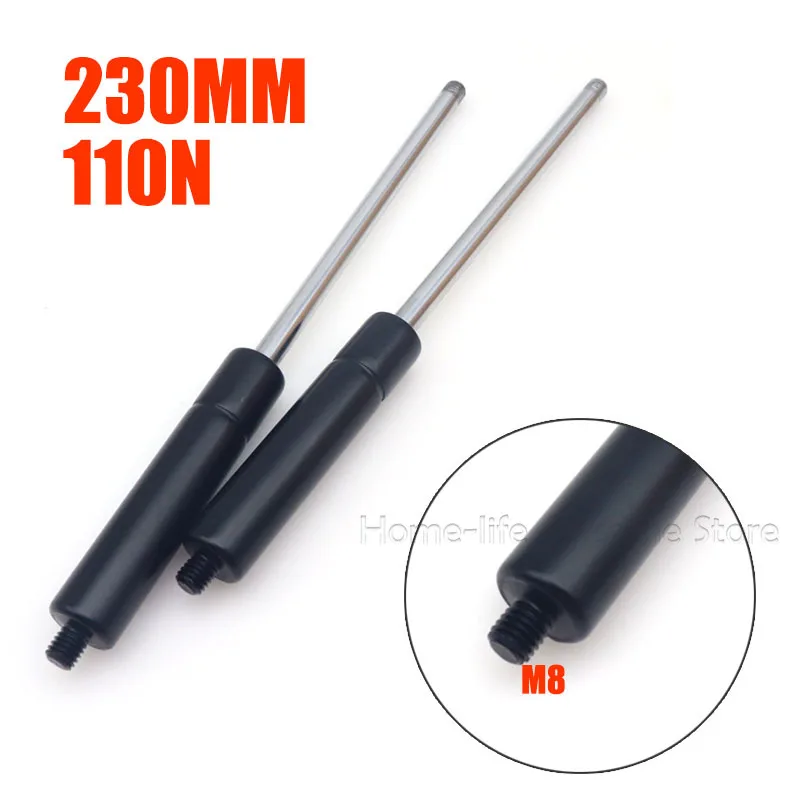 2pcs 110N 23cm Gas Struts Bonnet Hood Tailgate Shock Strut Bar Gas Spring Support Storage Bed Car Bus RV Window Door