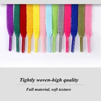 1 paire de lacets de couleur unie pour chaussures plates, lacets de chaussures en toile pour le sport et les loisirs, longueur 100/120/140/160/180cm, accessoires pour chaussures 5