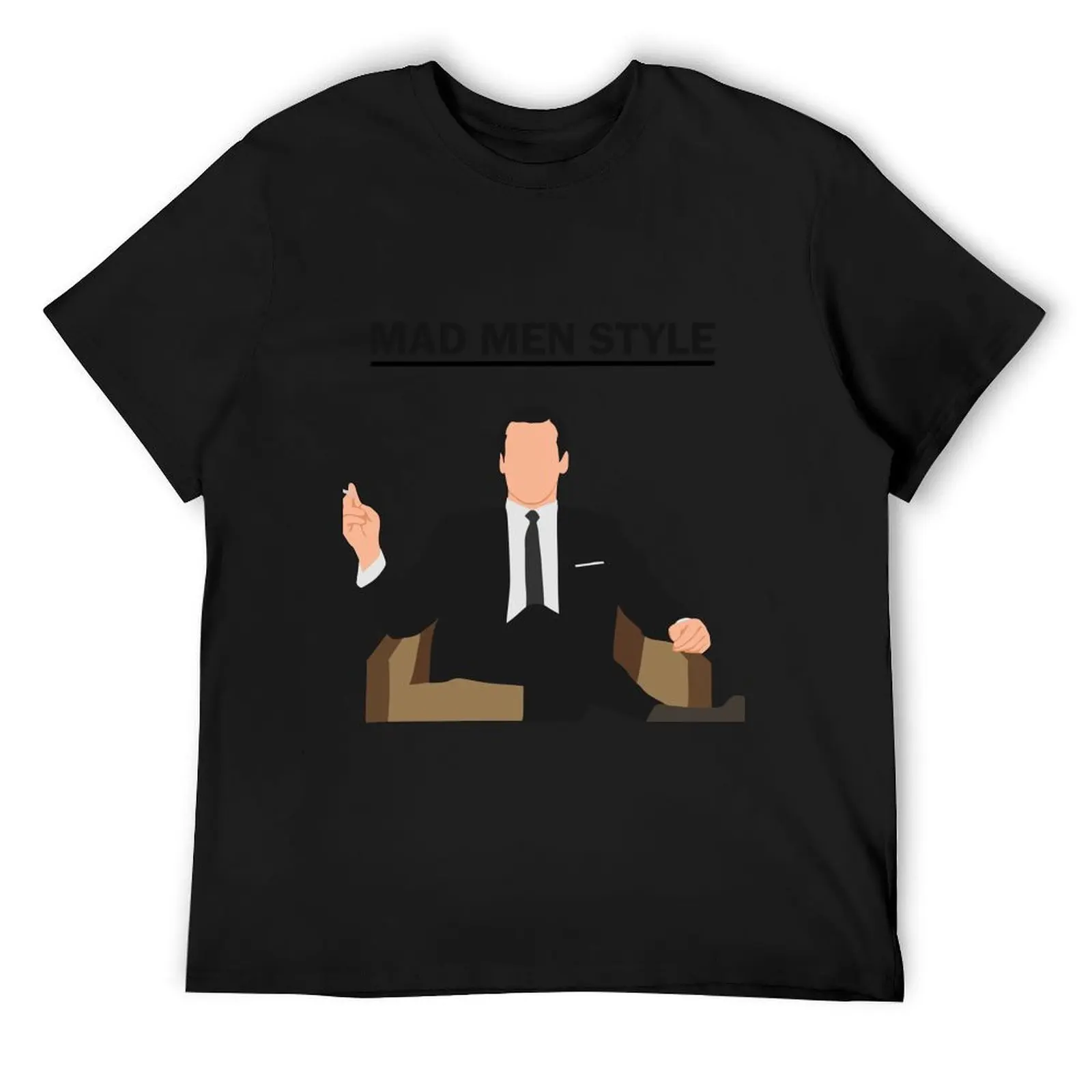 

Mad men style Don Draper style T-Shirt cotton man t-shirts Louboutins anime clothes topping designer t shirt men