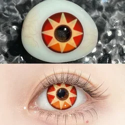 Genshin 1pair Anime Mavuika Cosplay Color Contact Lenses Halloween Contacts