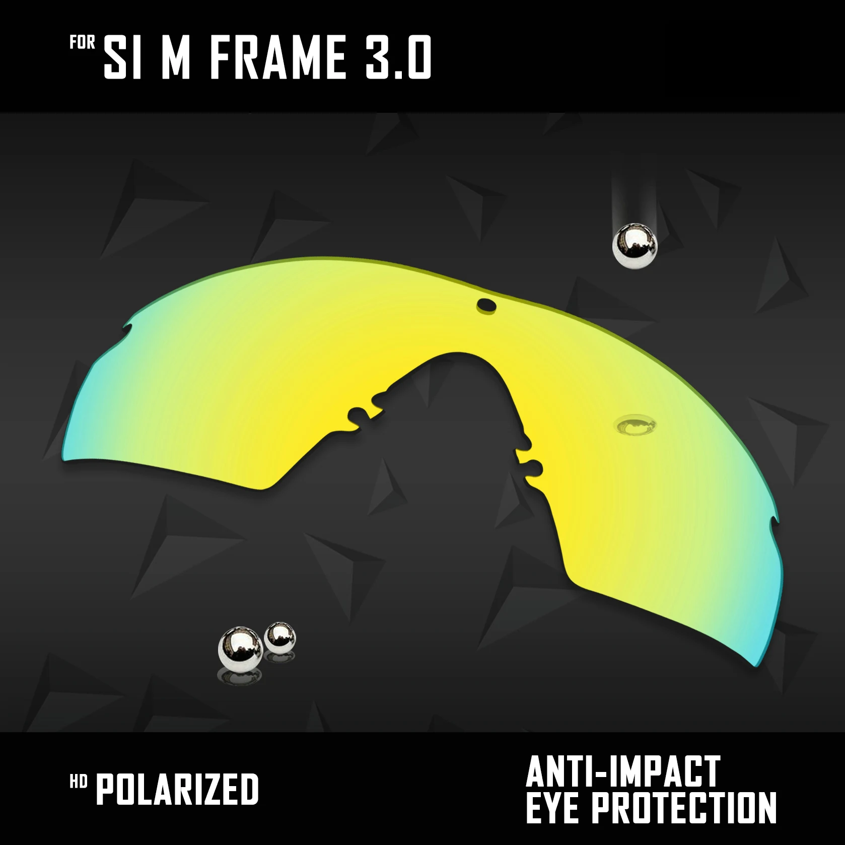 OOWLIT Polarized Lenses Replacements For Oakley Si M Frame 3.0 OO9146 Sunglasses - view 2
