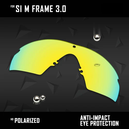 Imagen 2 del producto Reemplazos de lentes polarizadas OOWLIT para gafas de sol Oakley Si M Frame 3.0 OO9146