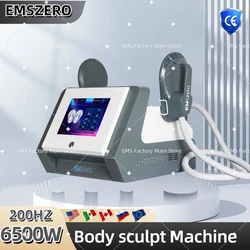 2024 Newest Portable DLS-EMSZERO RF Power 6500W Weight Loss Muscle Stimulating Fat Removal Body Sculpt Machine EMSzero