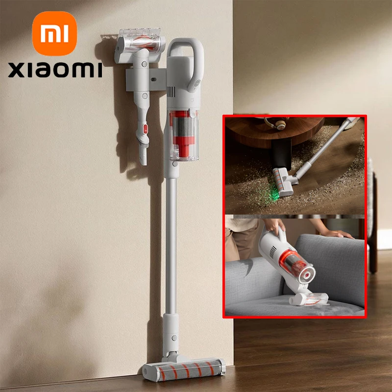 

XIAOMI MIJIA Wireless Vacuum Cleaner 3C,Up to 60 Minutes,with LED Headlight Cordless Handheld Stick Vacuum Cleaner,120AW Suction