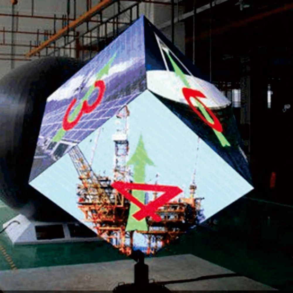 Factory Customization P2.5 Indoor Creative Advertising Cube 5 Sided Led 320*320mm Cube Display Full Color Led Display