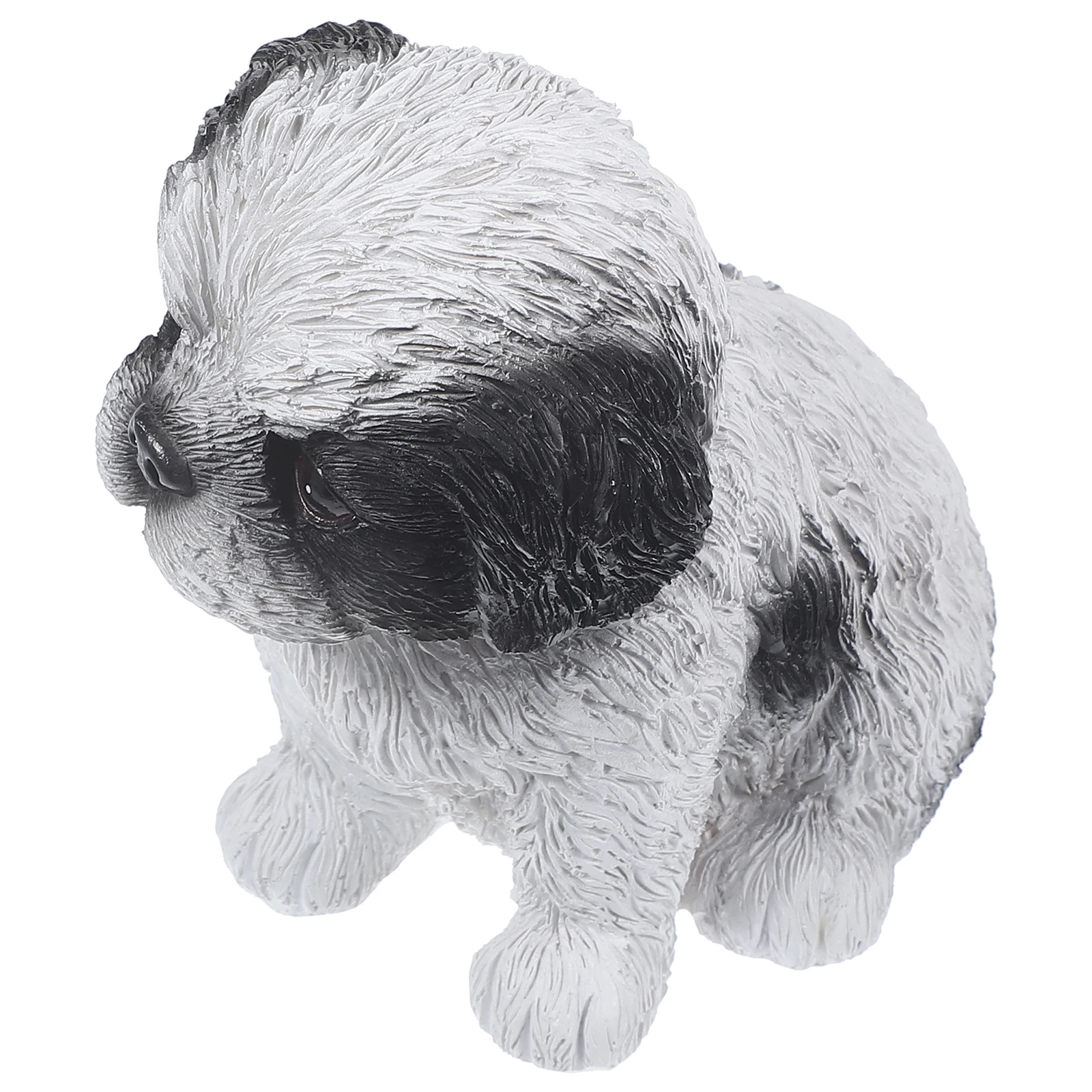 

Resin Puppy Ornaments Dog Statue Home Decor Children Room Figurine Shaped Desktop Courtyard
