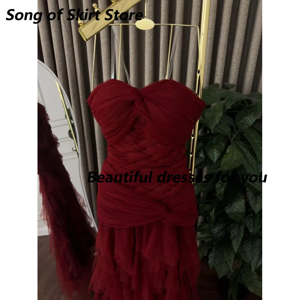Customized Sexy Sweetheart Prom Dresses A-line Pleat Party Girl Gowns Floor-Length Formal Evening Dresses for Special Occasions
