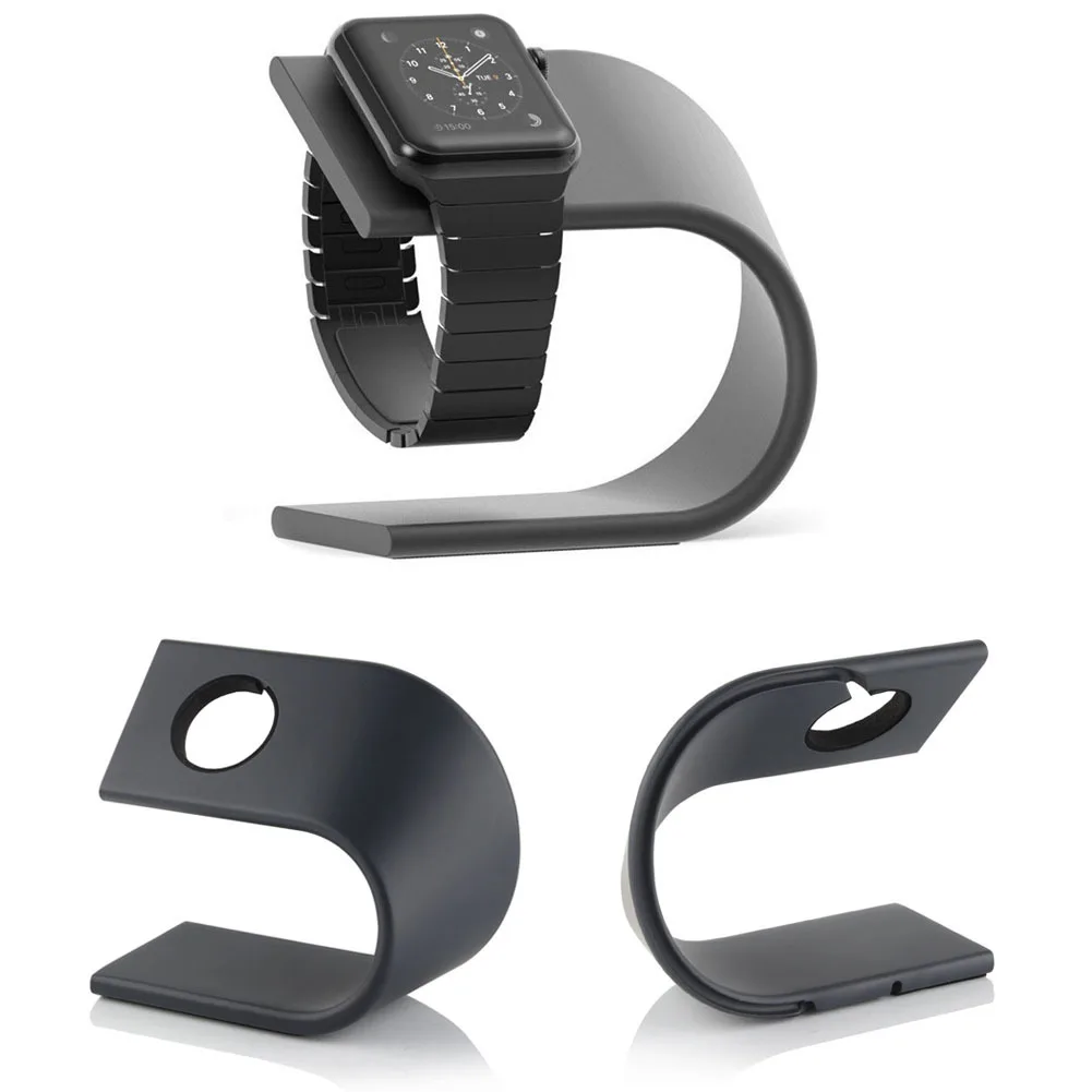 Metal Aluminum Charger Stand Holder for Apple Watch Series IWatch Ultra 2 9 8 7 6 5 4 3 Portable Fast Charging Base Bracke