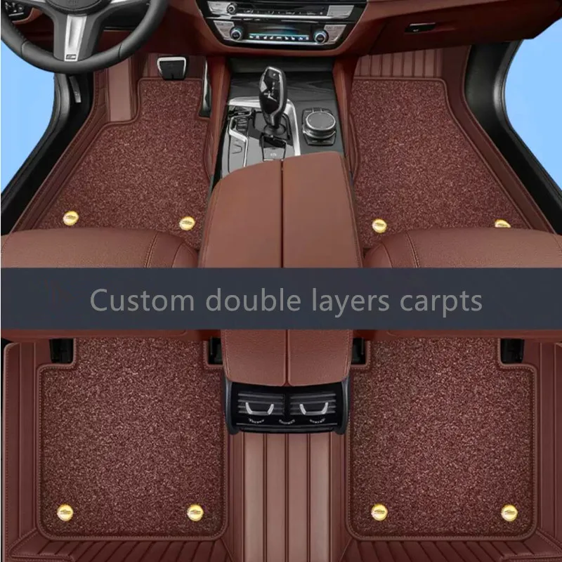 Custom special car floor mats for Mercedes Benz AMG GLE 43 W166 2019-2015 Goop quality Rugs double layers carpets for GLE43 2018