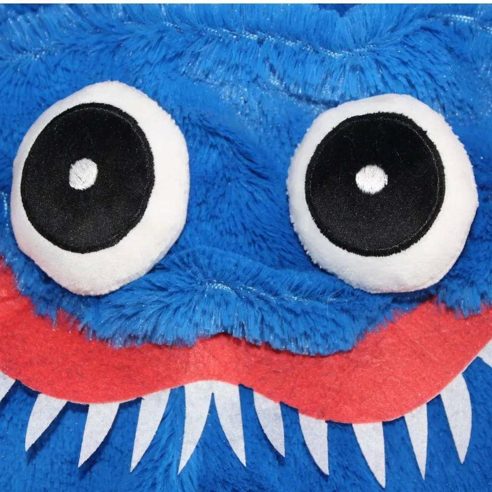 Boy Gril Blue Mouth Monster Role Playing Costume Time Game jumpsuit Kigurumi Plush Toy Party Christmas Gift
