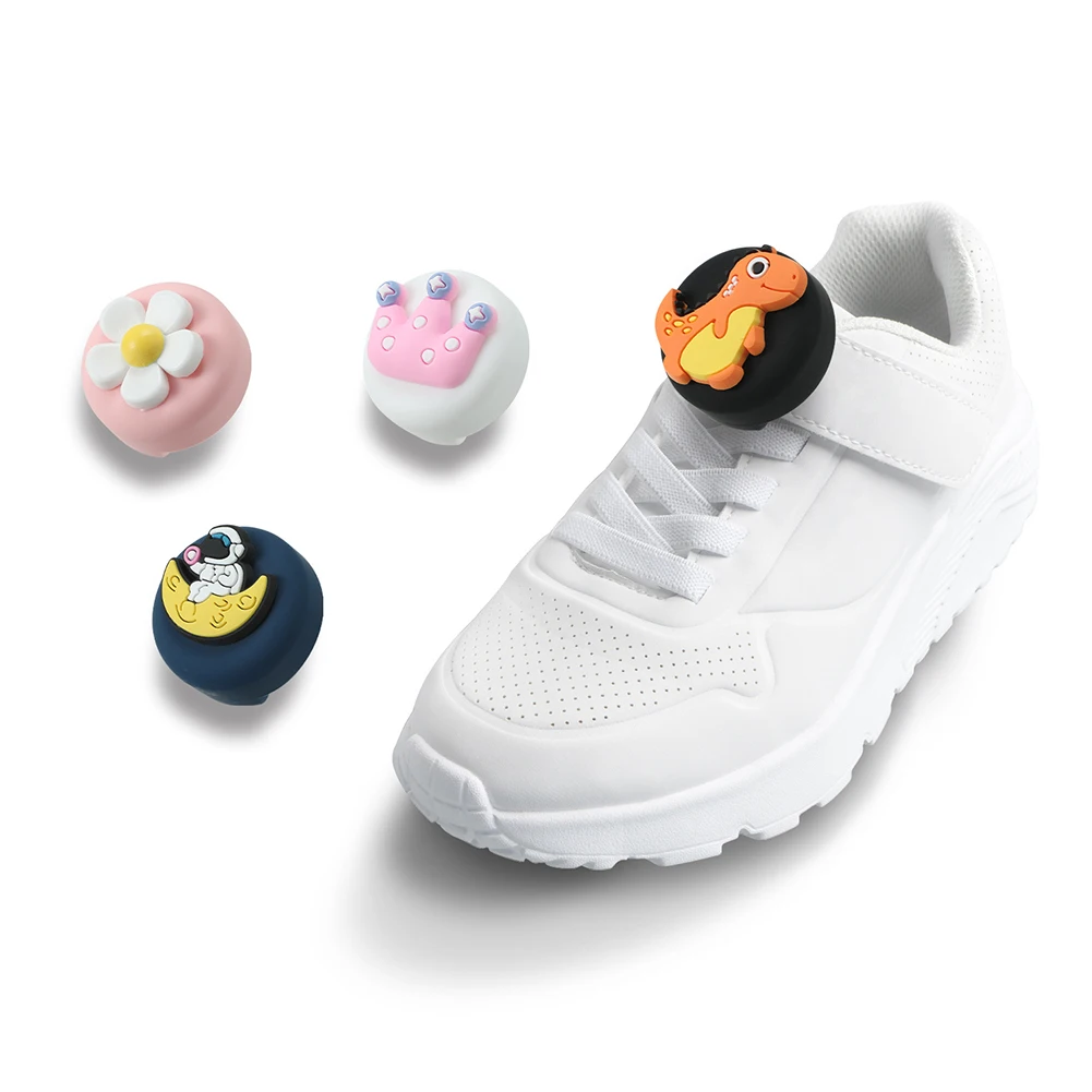 

Водонепроницаемый чехол с мультяшным дизайном для Apple AirTag, силиконовый защитный чехол-держатель для GPS-трекера, для детской обуви, на шнурок.